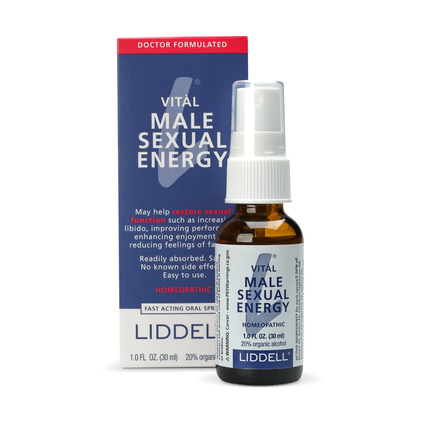 Liddell Homeopathic Vital Male Sexual Energy - 1fl oz