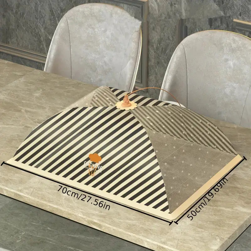 1pc Foldable Anti-Mosquito Food Cover for Lunch & Veggies