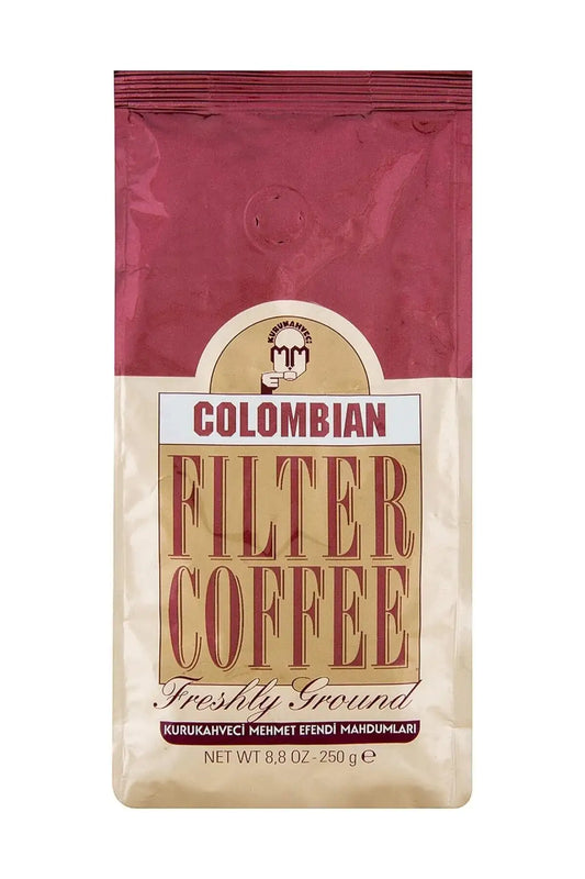 Kurukahveci Mehmet Efendi Columbian Filter Coffee Ground 250 Gr